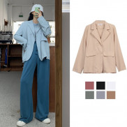 Áo Khoác Blazer Dáng Rộng Phong Cách Hàn Quốc Hợp Thời Trang