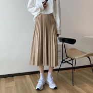 Chân Váy Nữ Dài Lưng Cao Xếp Ly Thời Trang Thanh Lịch
