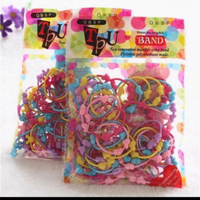 Buộc tóc 1 gói 50 chiếc