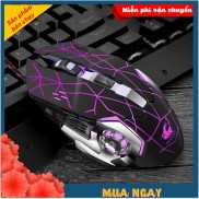 Chuột Chơi Game V5 Bản Star Black Led RGB Tự Động Siêu Đẹp, Dùng Cho Máy Tính, Laptop, PC, Tivi