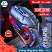 Chuột chơi game máy tính có đèn led đổi màu G5 Gaming thiết kế 6D, chỉnh được DPI, tương thích pc, laptop, máy tính bàn