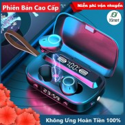 Tai nghe bluetooth không dây M13 PREMIUM BASS, có màn hình kỹ thuật số hiển thị pin, đồng hồ, tai phone nhét tai đẹp