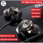 Tai Nghe Phone Nghe Nhạc Chơi Game QKZ AK2 Pro 2021 Mới Nhất Âm Thanh Super Bass, Dây Chống Rối, Có Mic Đàm Thoại