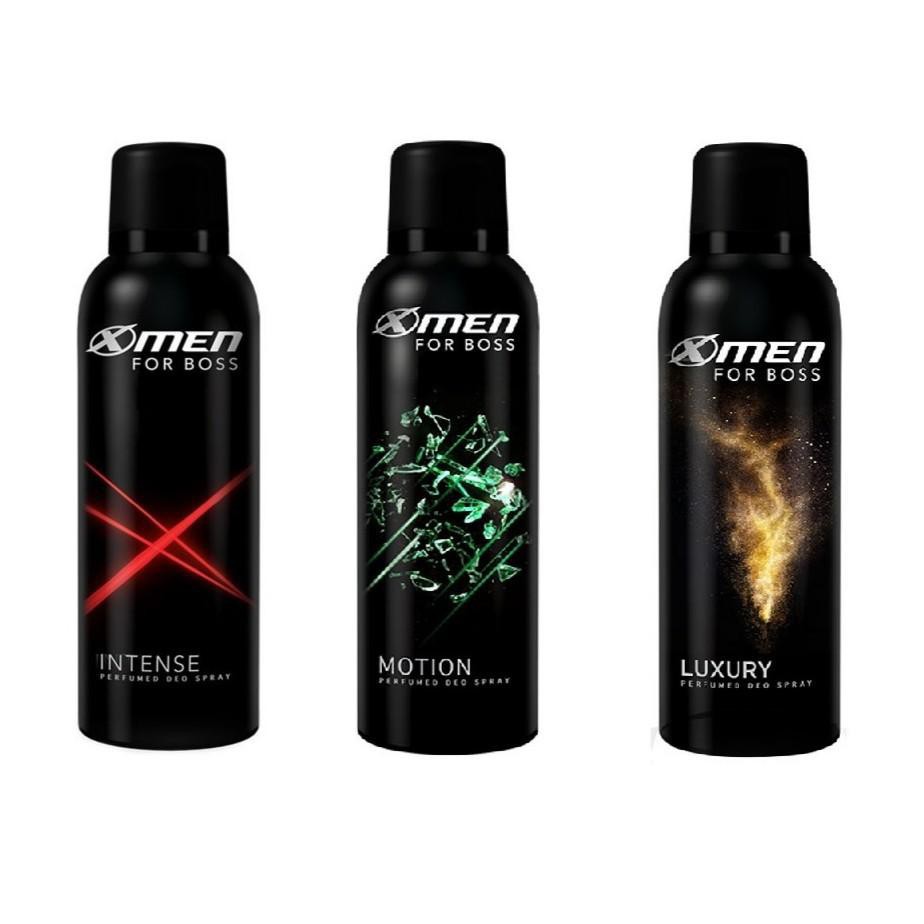 Xịt khử mùi X-Men for Boss Intense, Luxury, Motion 150ml