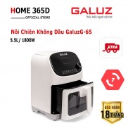 Nồi chiên không dầu điện tử Galuz G65 đa năng Chiên cả con gà Không dính Dung Tích 5.5L  Tặng bình xịt dầu 100ml