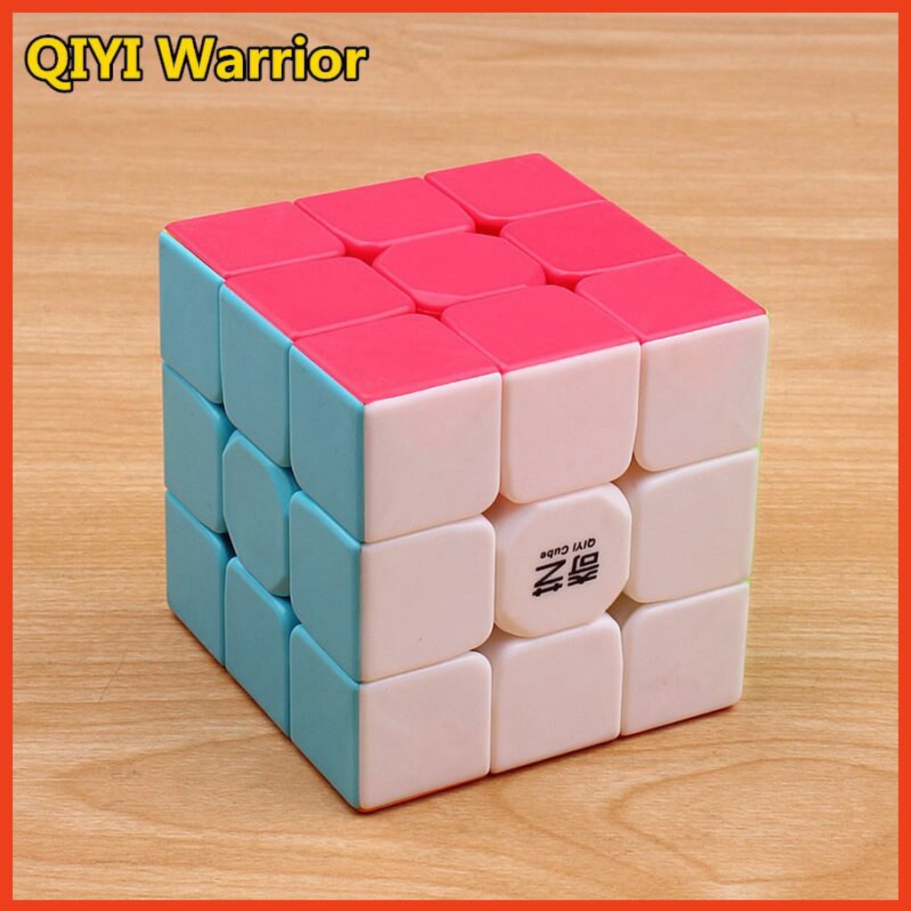 Rubik 3 Tầng QiYi 0934B Stickerless - Rubic 3x3 Warrior S