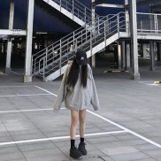 (ORDER) Áo khoác nỉ xám có mũ, hoodie khóa xám,  áo chống nắng xám ( ảnh thật ở cuối )