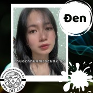 Thuốc nhuộm màu đen thuần đen tuyền hạ nền kèm trợ dưỡng găng tay thuocnhuomtoc60k.hanoi