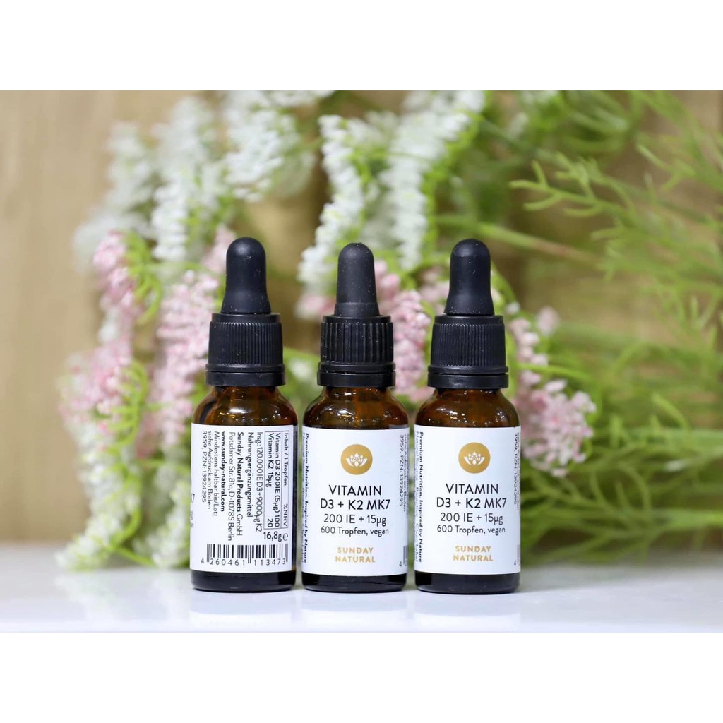 Vitamin D3 + K2 của Đức cho bé ( 20ml)