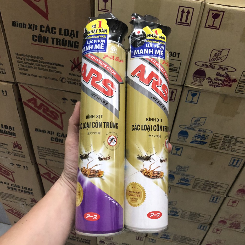 Bình xịt muỗi, côn trùng ARS 600ml - Thái lan