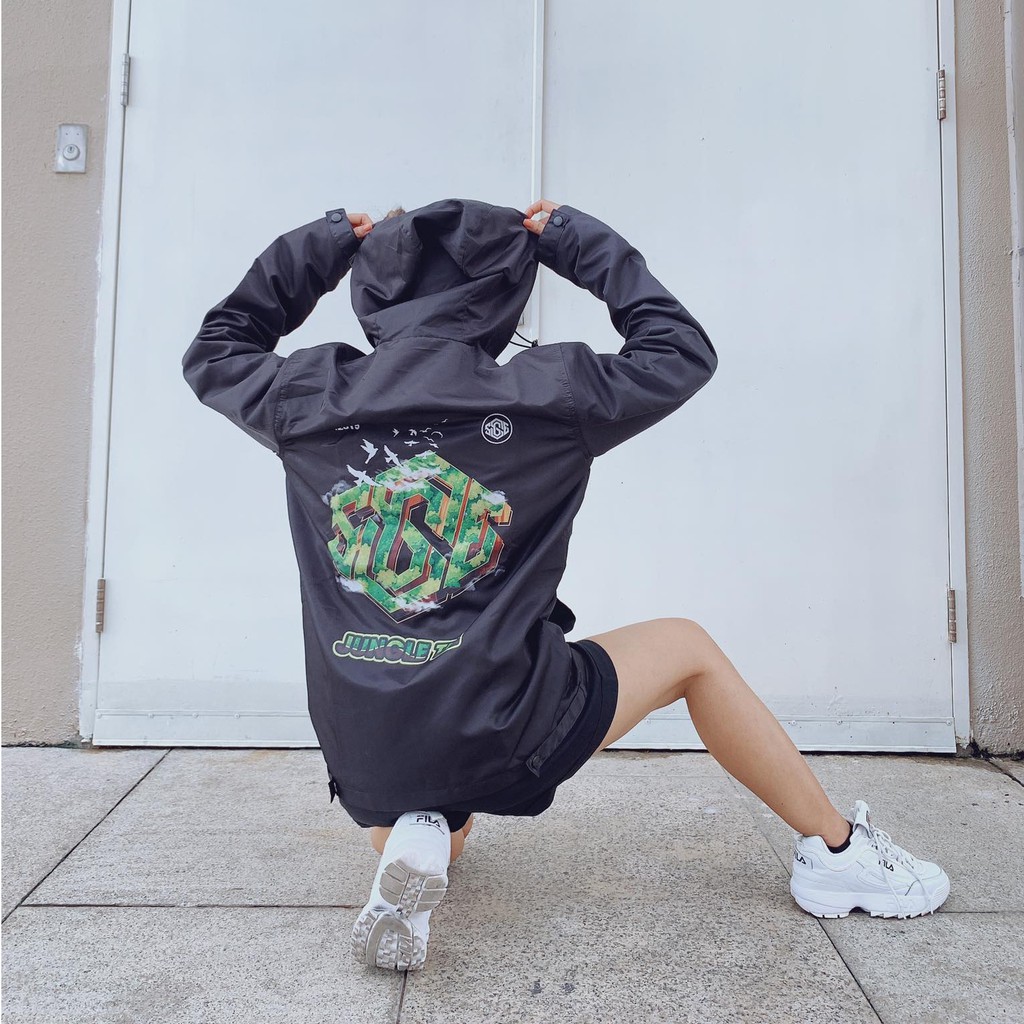 ÁO KHOÁC DÙ 2 LỚP JUNGLE STREETWEAR UNISEX NAM NỮ