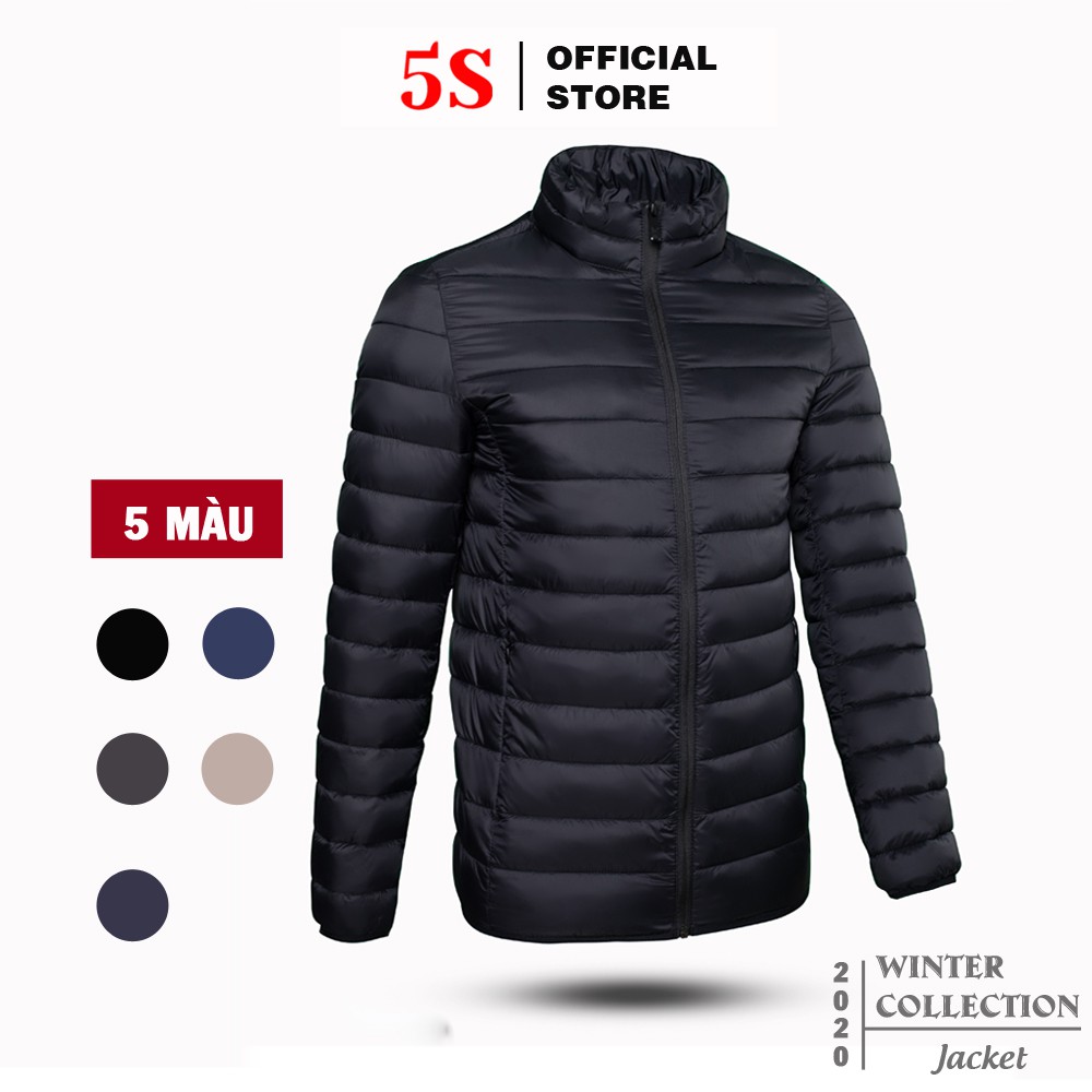 Áo Khoác Nam 5S (5 màu) Phao Chần Bông, Siêu Nhẹ, Siêu Ấm, Giữ Ấm Cực Tốt