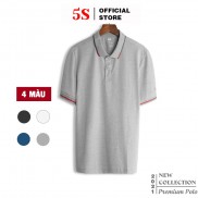 [MUA 2 GIẢM 30K] Áo Phông Nam Có Cổ 5S, Phom Ôm Trẻ Trung, Thiết Kế Tinh Tế, Trẻ Trung (APC21014-02)