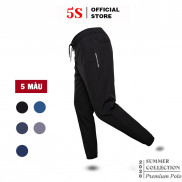 Quần Thể Thao Jogger Nam 5S (5 Màu) Vải Gió, Dáng Thể Thao, Bo Ống Trẻ Trung, Lưng Chun Thoải Mái (QGD21012)