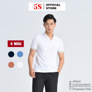 [MUA 2 GIẢM 30K] Áo Thun Nam Có Cổ 5S Chất Liệu Thun Cao Cấp, Siêu Mát, Phom Dáng Trẻ Trung (APC21014-01)