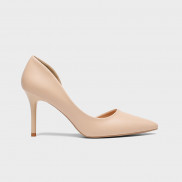 Giày Cao Gót DILY Mũi Nhọn Thời Trang Cao 7cm Màu Kem_AA0174