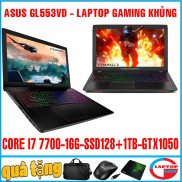 LAPTOP GAMING ASUS GL553VD I7 7700HQ,laptop cũ chơi game cơ bản đồ họa