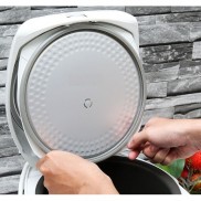 Nắp đậy nồi cơm điện Toshiba (Cả bộ kèm gioăng như hình)