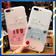 Ốp lưng mềm hình gấu và bò cho IPhone 6S Plus 11 6 7 8 Plus 12 mini 12 pro max X Se 2020 6SPlus 7Plus 6Plus 8Plus XS