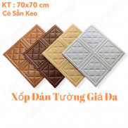 Xốp Dán Tường Giả Da P8, Kích Thước 70x70 Cm , Hàng Loại 1 Có Sẵn Keo Siêu dính