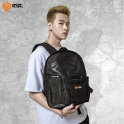 Balo nam đi học thời trang màu đen Local Brand ONTOP - Signature