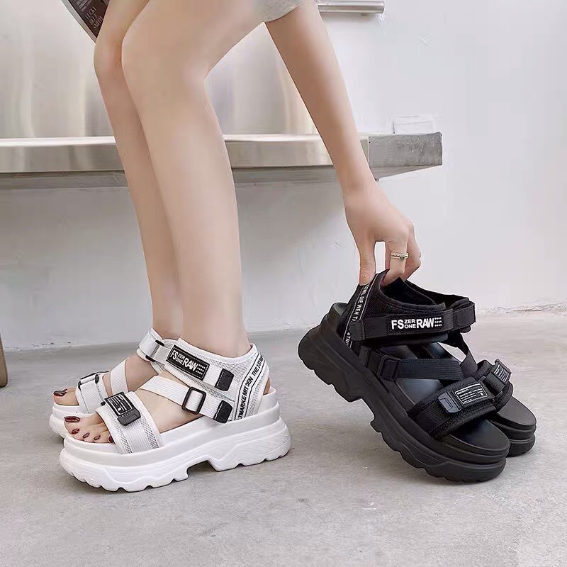 FREE SHIP Sandal nữ quai hậu độn đế êm chân tôn dáng cực xinh