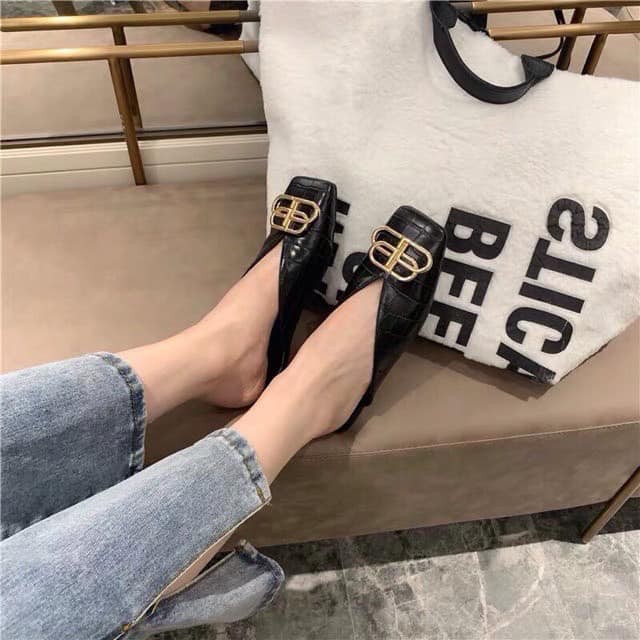 Free ship Dép nữ đế bệt da mềm siêu đẹp