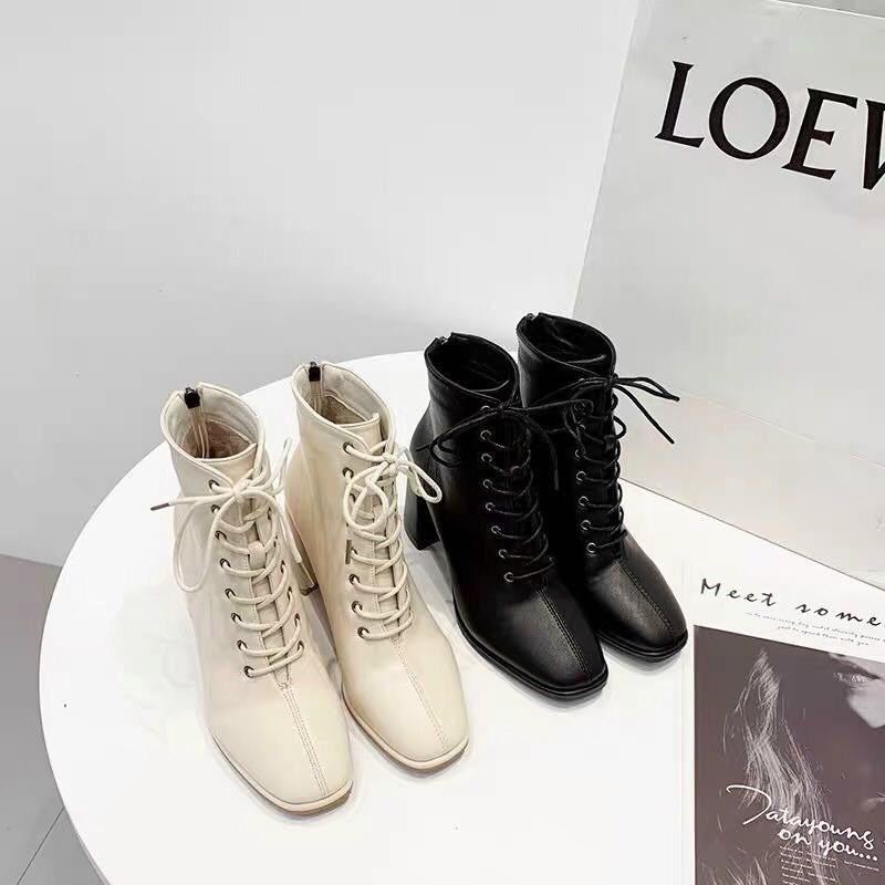 Free ship Bốt nữ cao cổ 7p da mềm cao cấp cực sang chảnh