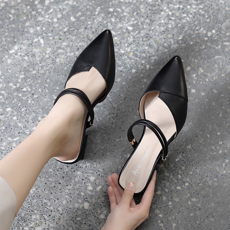 FREESHIP Dép Sục Nữ 2p chất da mềm êm chân