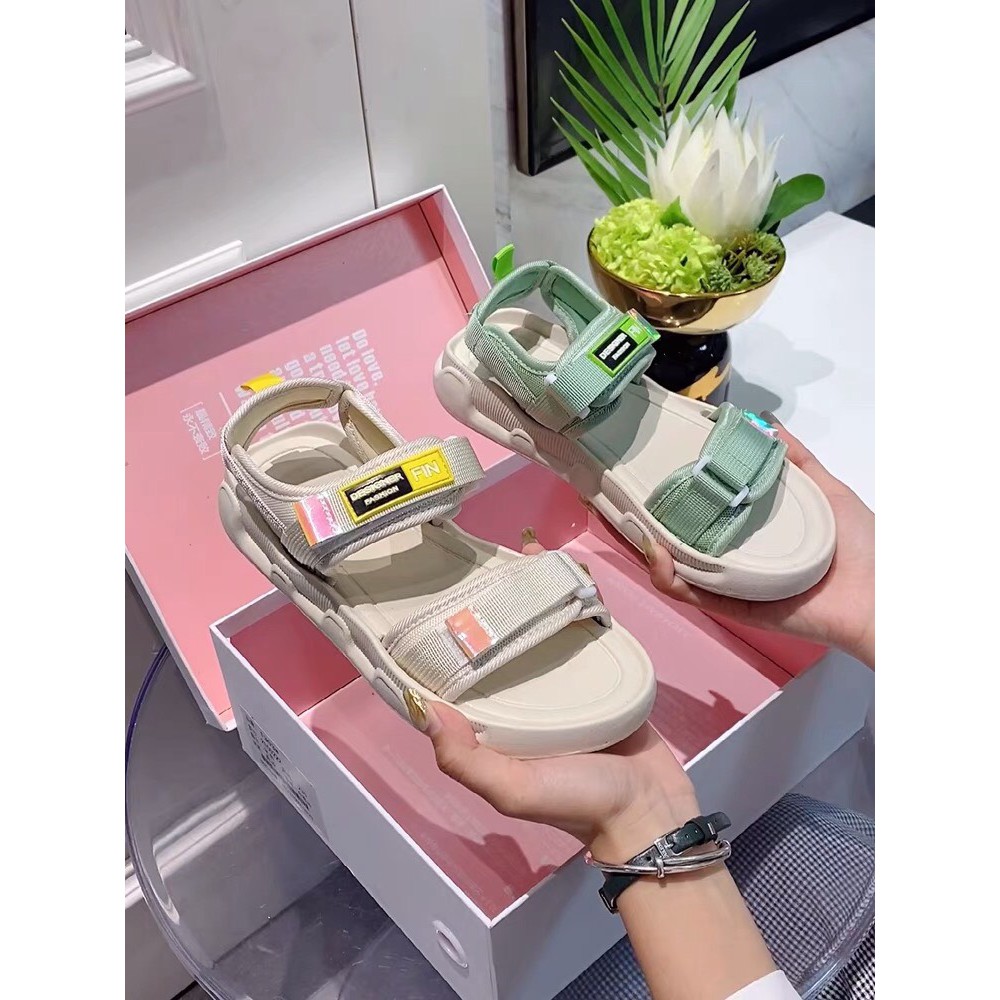 FREE SHIP Sandal nữ đi học hàn quốc đế mềm , êm chân siêu xinh
