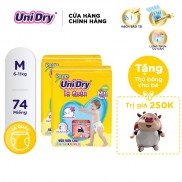 (Tặng ngẫu nhiên 1 thú bông/balo cho bé) Combo 2 Tã Quần Unidry Gói Super Jumbo Size M74-L68-XL62-XXL56
