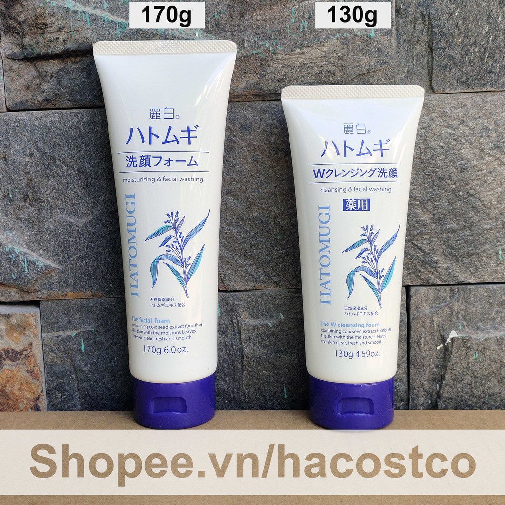 Sửa Rửa Mặt Ý Dĩ Hatomugi Naturie 130g Nhật Bản - Cleasing & facial washing