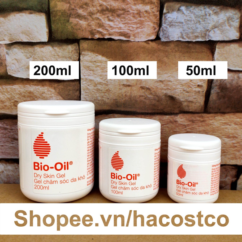 Gel chăm sóc da khô  Bio-oil Dry Skin Gel 200ml , 100ml , 50ml Nam Phi - Bio Oil chuyên biệt cho da khô