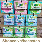 Băng Vệ Sinh LAURIER Siêu mỏng BẢO VỆ 1MM Super Slimguard  dòng Cool, kháng khuẩn , không mùi , có mùi anh đào