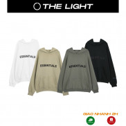 Áo hoodie FEAR OF GOD FOG ESSENTIALS SS20 pullover Unisex nam nữ Nỉ Bông oversize form rộng