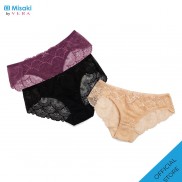 Combo 03 quần lót nữ ren Misaki by Vera 9108