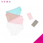  Combo 06 quần lót nữ cotton lưng vừa Vera
