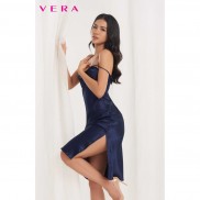  Đầm VERA hai dây satin dáng dài - 0115