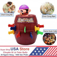 (Video Review) Đồ Chơi Hải Tặc - Trò Chơi Team Đâm Thùng Phi Size 10 - 18Cm Xả Stress Giải Trí Loại 1 (Chọn Size)