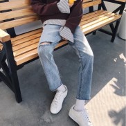 Quần jean nam hàn quốc quần baggy quần jeans unisex Kun Shop