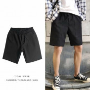 Quần Short thun trơn MÀU ĐEN nam nữ Quần ngăn vải cotton UNISEX - Kun Shop
