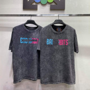 Áo thun Wash Bad LOGO hồng full tag nam nữ Kun shop