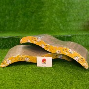 Bàn cào móng gợn sóng giải trí cho mèo kèm gói Catnip