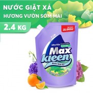 Túi Nước Giặt Xả MaxKleen Hương Vườn Sớm Mai 2,4kg