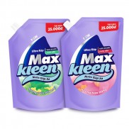 Combo 2 túi nước giặt xả Maxkleen 2.4L/ túi hương Hoa Nắng + Hương Sớm Mai