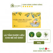 Lá Tắm Bé Sơ Sinh Thảo Dược Ngừa Rôm Sảy Mẩn Ngứa Cỏ Mềm Dạng Túi Lọc 80g - Sản Phẩm Tắm Bé An Toàn Nhất