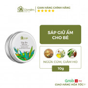 Sáp Giữ Ấm Cho Bé Khi Nằm Lâu Trong Phòng Điều Hòa, Chống Cảm Giảm Ho Ngừa Ngạt Mũi Từ Tinh Dầu Tràm An Toàn Cỏ Mềm 10g