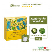Xà Bông Tắm Thiên Nhiên Baby Tràm Gió Cho Bé Giúp Ngừa Cảm Lạnh, Giữ Ấm Giảm Ho Cỏ Mềm 90g