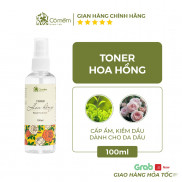 Toner Thiên Nhiên Hoa Hồng Giúp Cấp Ẩm Kiềm Dầu Cỏ Mềm 100ml