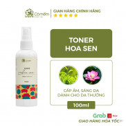 Toner Thiên Nhiên Hoa Sen Giúp Cấp Ẩm Sáng Da Cỏ Mềm 100ml